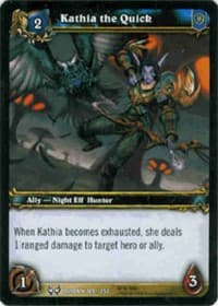 Kathia the Quick - The Hunt for Illidan - WoW card