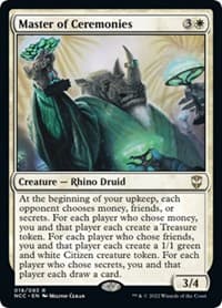Master of Ceremonies - Commander: Streets of New Capenna - Magic: The Gathering card