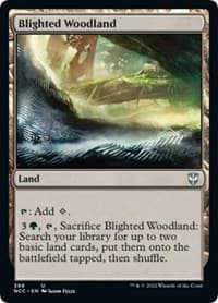 Blighted Woodland - Commander: Streets of New Capenna - Magic: The Gathering card