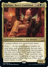 Phabine, Boss's Confidant - Commander: Streets of New Capenna - Magic: The Gathering card