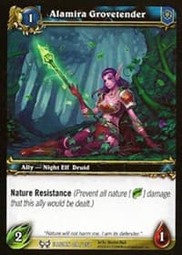 Alamira Grovetender - The Hunt for Illidan - WoW card