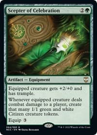 Scepter of Celebration - Commander: Streets of New Capenna - Magic: The Gathering card