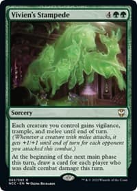 Vivien's Stampede - Commander: Streets of New Capenna - Magic: The Gathering card