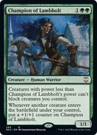 Champion of Lambholt - Commander: Streets of New Capenna - Magic: The Gathering card