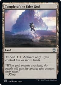 Temple of the False God - Commander: Streets of New Capenna - Magic: The Gathering card