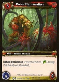 Roon Plainswalker - The Hunt for Illidan - WoW card
