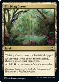 Thriving Grove - Commander: Streets of New Capenna - Magic: The Gathering card