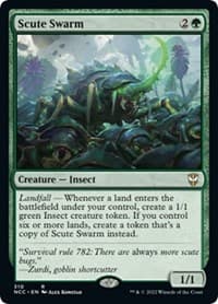 Scute Swarm - Commander: Streets of New Capenna - Magic: The Gathering card