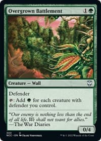 Overgrown Battlement - Commander: Streets of New Capenna - Magic: The Gathering card