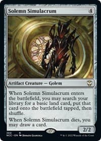Solemn Simulacrum - Commander: Streets of New Capenna - Magic: The Gathering card