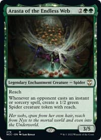 Arasta of the Endless Web - Commander: Streets of New Capenna - Magic: The Gathering card