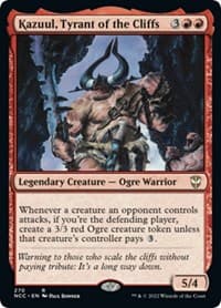 Kazuul, Tyrant of the Cliffs - Commander: Streets of New Capenna - Magic: The Gathering card