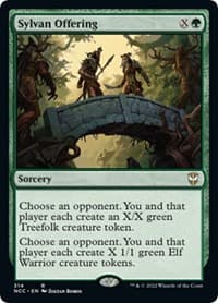 Sylvan Offering - Commander: Streets of New Capenna - Magic: The Gathering card