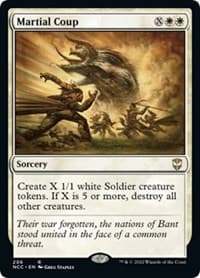 Martial Coup - Commander: Streets of New Capenna - Magic: The Gathering card