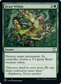 Beast Within - Commander: Streets of New Capenna - Magic: The Gathering card