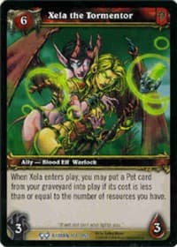 Xela the Tormentor - The Hunt for Illidan - WoW card