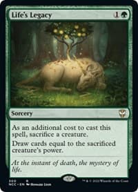Life's Legacy - Commander: Streets of New Capenna - Magic: The Gathering card