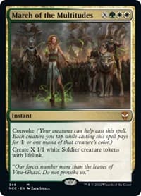 March of the Multitudes - Commander: Streets of New Capenna - Magic: The Gathering card