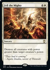 Fell the Mighty - Commander: Streets of New Capenna - Magic: The Gathering card
