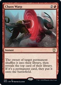 Chaos Warp - Commander: Streets of New Capenna - Magic: The Gathering card