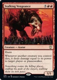 Stalking Vengeance - Commander: Streets of New Capenna - Magic: The Gathering card