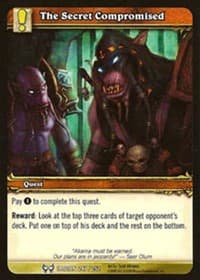 The Secret Compromised - The Hunt for Illidan - WoW card