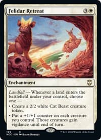 Felidar Retreat - Commander: Streets of New Capenna - Magic: The Gathering card