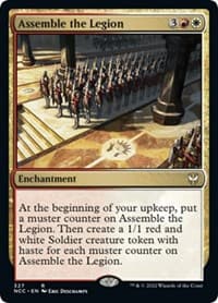 Assemble the Legion - Commander: Streets of New Capenna - Magic: The Gathering card