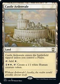Castle Ardenvale - Commander: Streets of New Capenna - Magic: The Gathering card