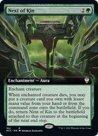 Next of Kin (Extended Art) - Commander: Streets of New Capenna - Magic: The Gathering card