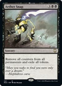 Aether Snap - Commander: Streets of New Capenna - Magic: The Gathering card