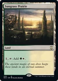 Sungrass Prairie - Commander: Streets of New Capenna - Magic: The Gathering card