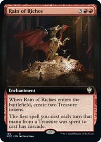 Rain of Riches (Extended Art) - Commander: Streets of New Capenna - Magic: The Gathering card