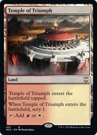 Temple of Triumph - Commander: Streets of New Capenna - Magic: The Gathering card