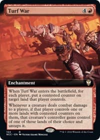 Turf War (Extended Art) - Commander: Streets of New Capenna - Magic: The Gathering card