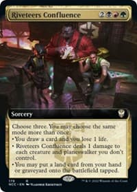 Riveteers Confluence (Extended Art) - Commander: Streets of New Capenna - Magic: The Gathering card