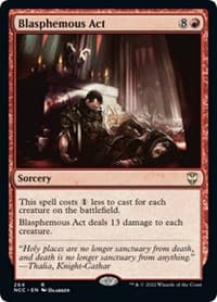 Blasphemous Act - Commander: Streets of New Capenna - Magic: The Gathering card