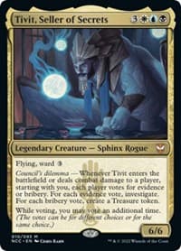 Tivit, Seller of Secrets - Commander: Streets of New Capenna - Magic: The Gathering card