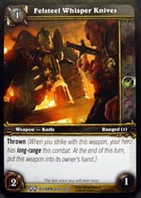 Felsteel Whisper Knives - The Hunt for Illidan - WoW card