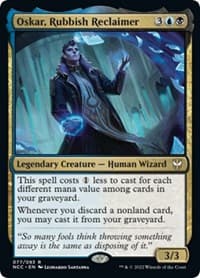 Oskar, Rubbish Reclaimer - Commander: Streets of New Capenna - Magic: The Gathering card