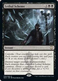 Lethal Scheme - Commander: Streets of New Capenna - Magic: The Gathering card
