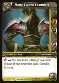 Mana-Etched Spaulders - The Hunt for Illidan - WoW card
