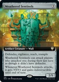 Weathered Sentinels (Extended Art) - Commander: Streets of New Capenna - Magic: The Gathering card