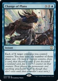 Change of Plans - Commander: Streets of New Capenna - Magic: The Gathering card
