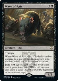 Wave of Rats - Commander: Streets of New Capenna - Magic: The Gathering card