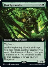 First Responder (Extended Art) - Commander: Streets of New Capenna - Magic: The Gathering card