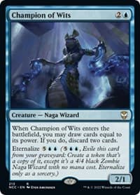 Champion of Wits - Commander: Streets of New Capenna - Magic: The Gathering card