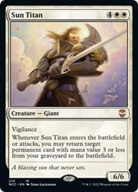 Sun Titan - Commander: Streets of New Capenna - Magic: The Gathering card