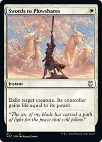 Swords to Plowshares - Commander: Streets of New Capenna - Magic: The Gathering card