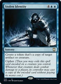 Stolen Identity - Commander: Streets of New Capenna - Magic: The Gathering card